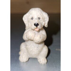 Vintage 2" T Quarry Critter Pee Wee Puppy Dog in Second Nature Design 2001